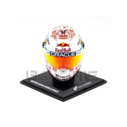 Mini Helmet 1/4 Sp-Mh-4-2023-Lv Casque Sergio Perez - Las Vegas Gp 2023 (S. Perez) Diecast Modelcar-Mini Helmet