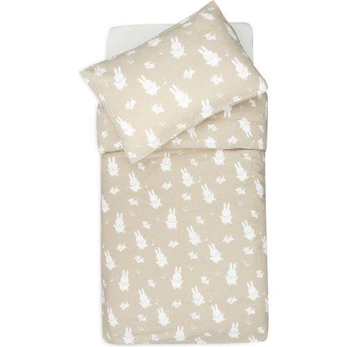 Housse De Couette Et Taie 100x140cm Miffy Snuffy Olive - Jollein