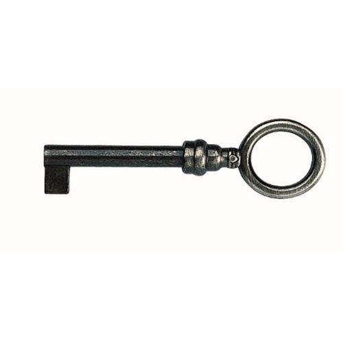 Clef X 42 ronde zamak finition vieux fer - CADAP - 1253/5V