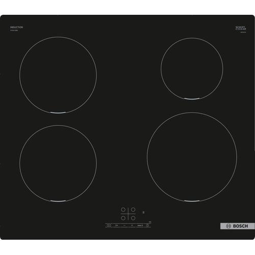 Bosch Serie 4 PUE611BB5J plaque Noir Intégré 59.2 cm Plaque avec zone à induction 4 zone(s)