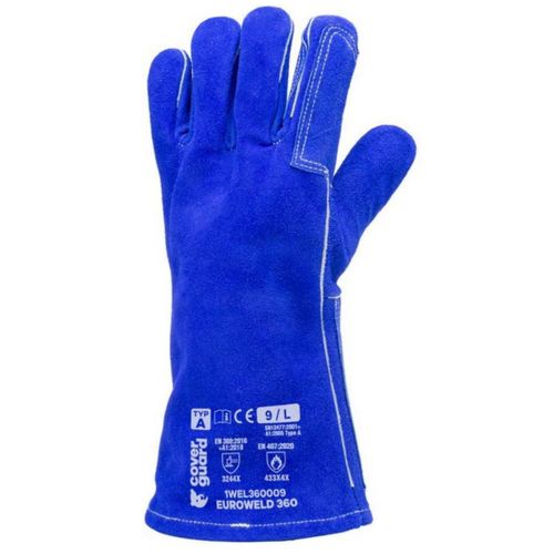 GANTS SOUDEUR CROUTE DE CUIR AVEC COUTURE FIL KEVLAR® T9