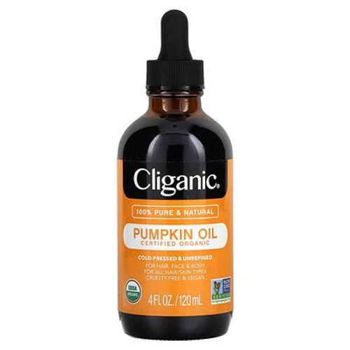 Cliganic Huile De Courge Biologique, 120 Ml 