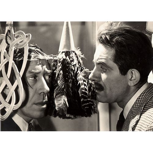 Fernandel Et Bernard Lajarrige / Photo De Igore Kalinine, Tirage Argentique N&b Original 18x24cm De 1950 / Du Film De Richard Pottier "Casimir"