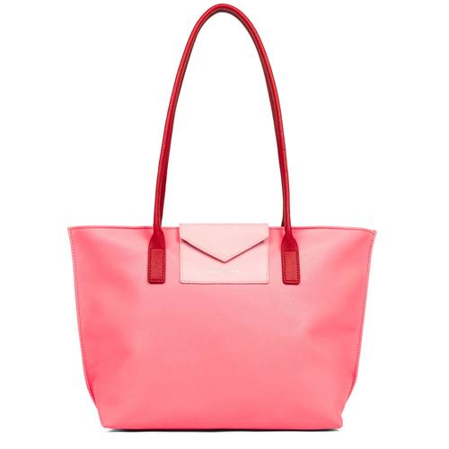 Sac cabas épaule Zippée M Maya Lancaster 517-29 Rose Foncé -Rose- Rouge