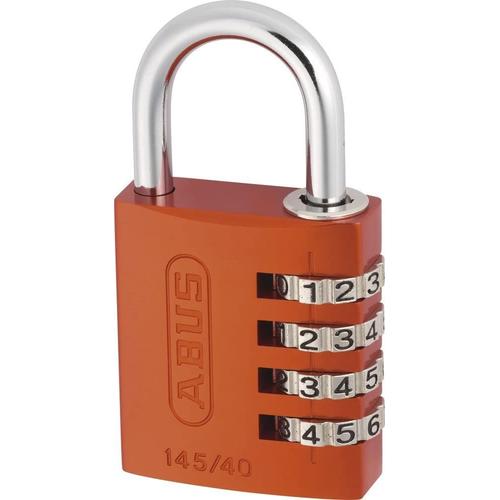 ABUS Cadenas antivol à combinaison 4 Chiffres ? Orange 145/40 orange