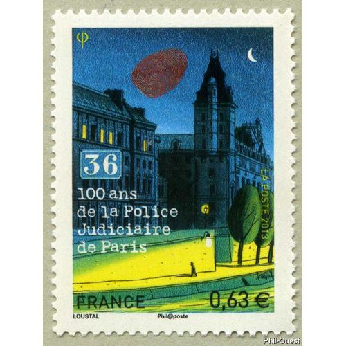 France 2013, Très Beau Timbre Neuf** Luxe Yvert 4796, 100 Ans De La Police Judiciaire De Paris, 36 Quai Des Orfèvres.