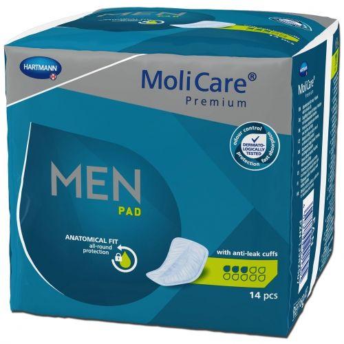 Protection Urinaire Hartmann Molicare Premium Men Pad (10 Paquets De 14 Pièces) 