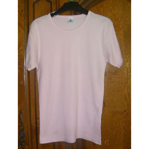 Tee-Shirt Rose Petit Bateau - Taille 36/38