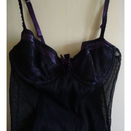 Corset Etam Noir Et Violet