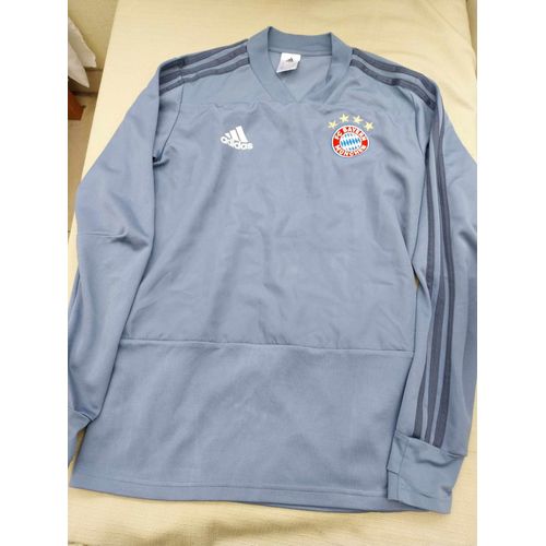 Sweat Garçon Adidas Fc Bayern Munchen Taille S Couleur Bleu