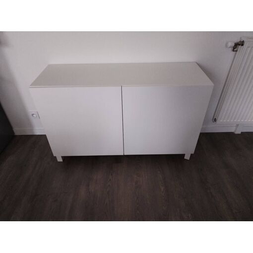 Meuble Bas Blanc