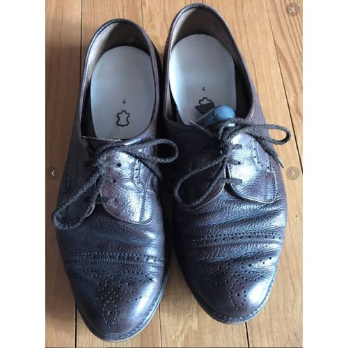 Superbes Derby Bally Pointure 44 Couleur Marron Tout Cuir