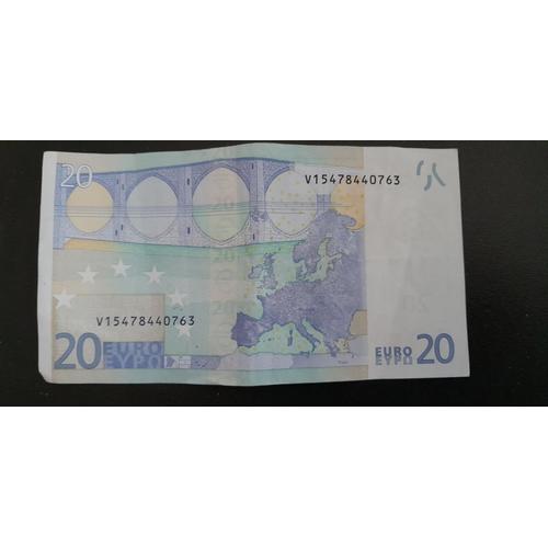 Billet 20€ Jean-Claude Trichet 2002