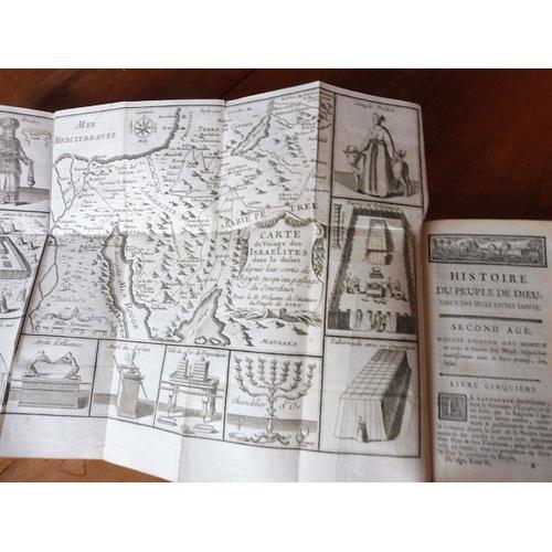 Carte Du Voyage Des Israélites Dans Le Desert Depuis Leur Sortie De L'egypte Jusqu'au Passage Du Jourdain 