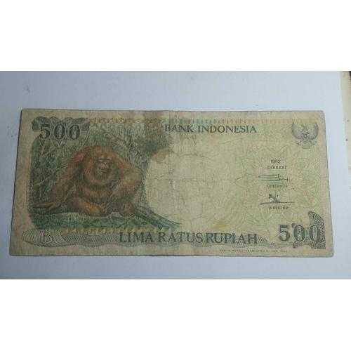 Indonésie 500 Rupiah 1992