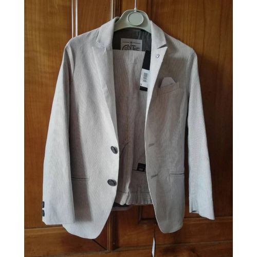 Costume Ikks Neuf 8a Gris Clair - Veste + Pantalon