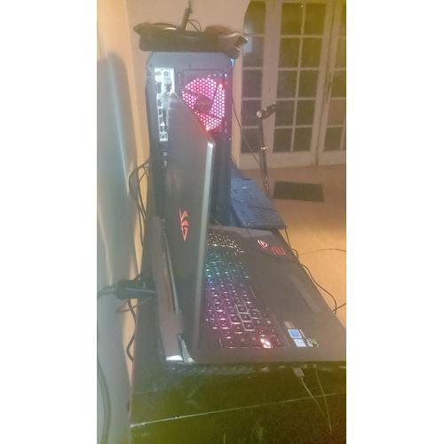 Asus Rog 703V - 17" Intel Core i7-7820HQ - 2.9 Ghz - Ram 64 Go - SSD 250 Go + SSD 1 To