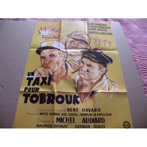 Brade Reproduction Affiche De Cinema - - Un Taxi Pour Tobrouk - 12..5.1961