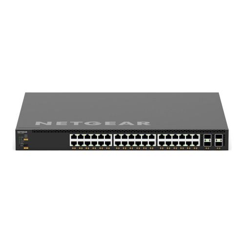 NETGEAR M4350-36X4V - Commutateur - C3 - Géré - 36 x 100/1000/2.5G/5G/10GBase-T (PoE++) + 4 x 1/10/25 Gigabit SFP28 - flux d'air de l'avant vers l'arrière - Montable sur rack - PoE++ (280 W)