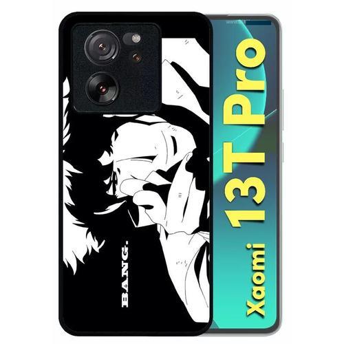 Coque Pour Xiaomi 13t Pro - Cowboy Bebop Spike Spiegel Bang - Silicone - Noir