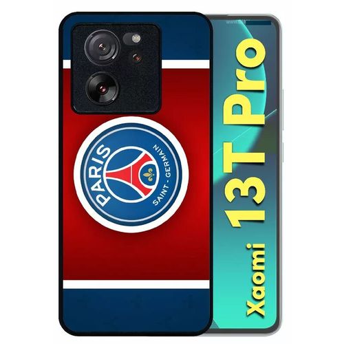 Coque Pour Xiaomi 13t Pro - Psg Paris Saint Germain 2 - Silicone - Noir