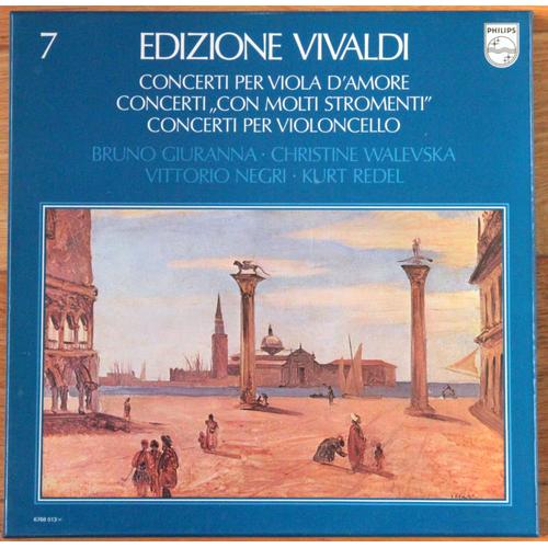 Edizione Vivaldi Vol Concerti Per Viola D'amore & Violoncello Box Set 4 Lps -