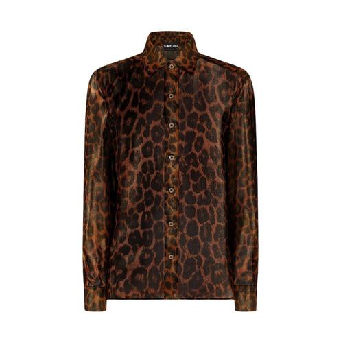 Tom Ford - Blouses & Shirts > Shirts - Brown