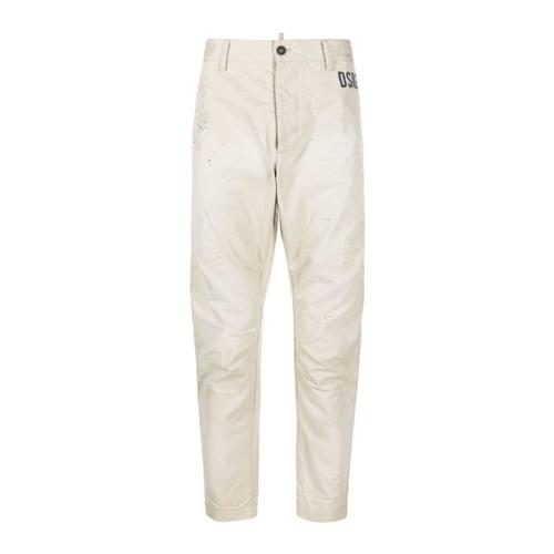 Dsquared2 - Trousers > Slim-Fit Trousers - White