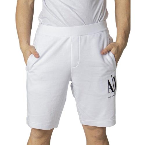Armani Exchange - Shorts > Casual Shorts - White