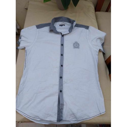 Chemise Homme Manche Courte Taille 3 Marque Olly Gan Tbe