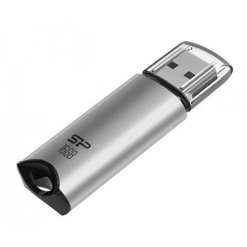SILICON POWER Marvel M02 - Clé USB - 16 Go - USB 3.2 Gen 1 - argent