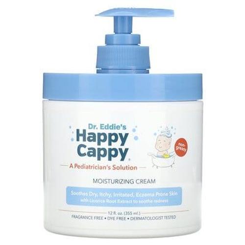 Happy Cappy Crème Hydratante, Sans Parfum, 355 Ml 