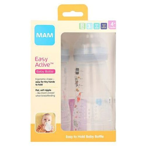 Mam Easy Active, Biberon, 4 Mois Et Plus, 2 Pièces