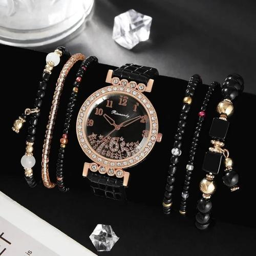 Montre Femme + 6 Bracelets Saint Valentin