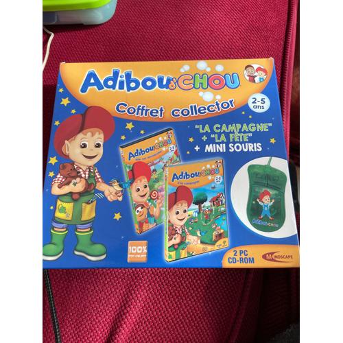 Adibou D¿Chou Coffret Collector La Campagne + La Fête + Mini Souris Pc Cd-Rom