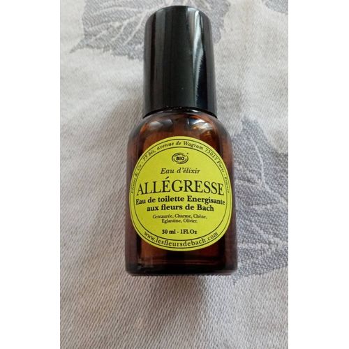 Elixirs & Co Eau D'élixir Bio Allégresse Aux Fleurs De Bach 30 Ml 