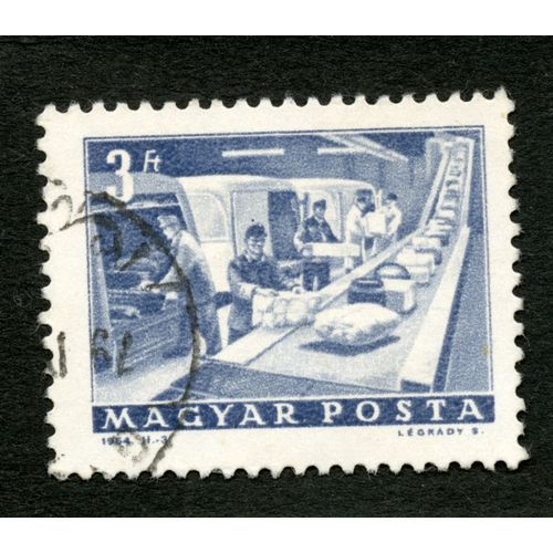 Timbre Oblitéré Magyar Posta, 1964, 3 Ft