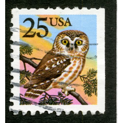 Timbre Oblitéré Usa, 25