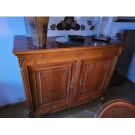 Salle À Manger 1 Table Ronde 4 Chaises Et 1 Meuble Bas Bon État