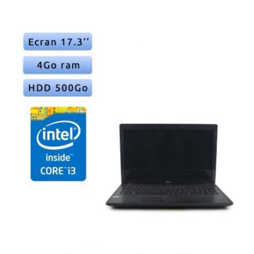 Acer Aspire 7739 - 17.3" Intel Core i3 380M - 2.53 Ghz - Ram 4 Go - DD 500 Go