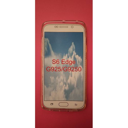 Coque Arrière Transparente En Silicone Samsung Galaxy S6 Edge G925/G9250