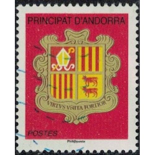 Andorre 2010 Oblitéré Used Coat Of Armes Armoiries Philaposte Y&t Ad-Fr 701 Su