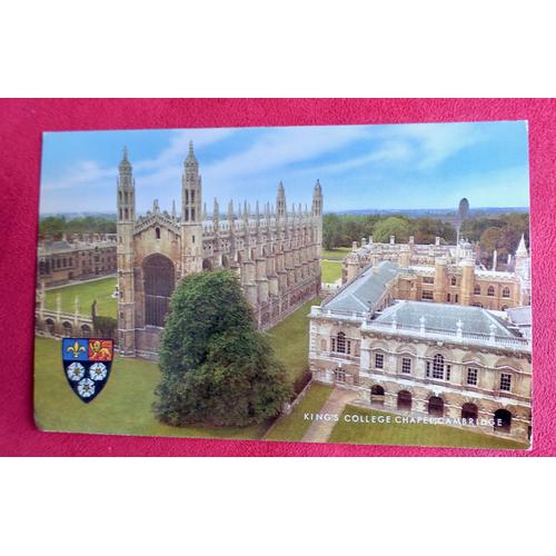 Carte Postale Royaume-Uni. Cambridge. Chapelle King's Collège. Université. 1966