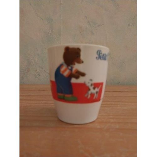 Verre En Plastique Petit Ours Brun
