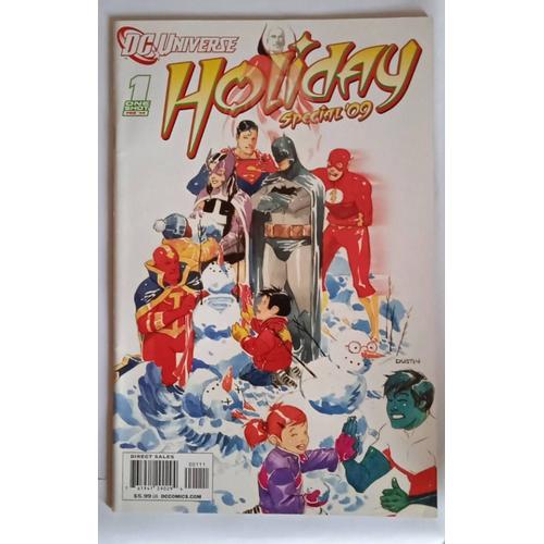 Dc Universe Holiday Special '09 ( 64 Pages V.O. Feb. 2010 ) ** Cover Dustin Nguyen ** Nick Dragotta, Jonboy Meyers, Brian Chung, Howard Chaykin...