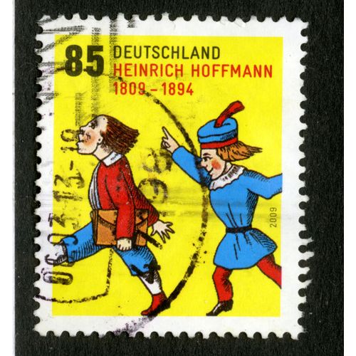 Timbre Oblitéré Deutschland, Heinrich Hoffmann 1809-1894, 2009, 85