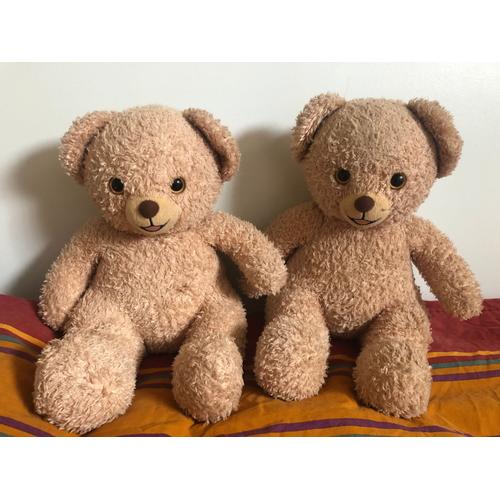 2 nounours Cajoline peluche Rakuten