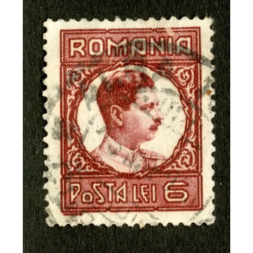 Timbre Oblitéré Romania, Posta Lei 6