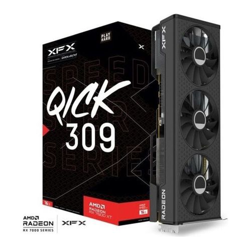 XFX Speedster QICK 309 Radeon RX 7600 XT, Radeon RX 7600 XT, 16GB GDDR6, PCI-Express