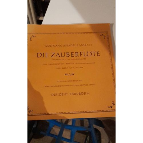 La Flûte Enchantée De Mozart, Texte En Allemand, Anglais Et Français